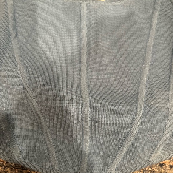 Aritzia Wilfred Natalie Top in Blue Buoy - Size XS NWT - Picture 4 of 5